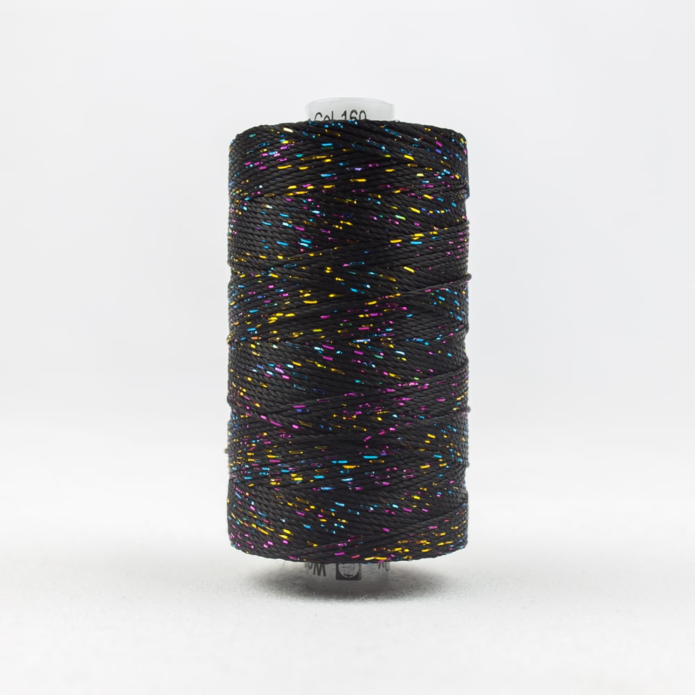 DZ160 - BLACK MULTICOLOR - DAZZLE - 6 PLY - WONDERFIL
