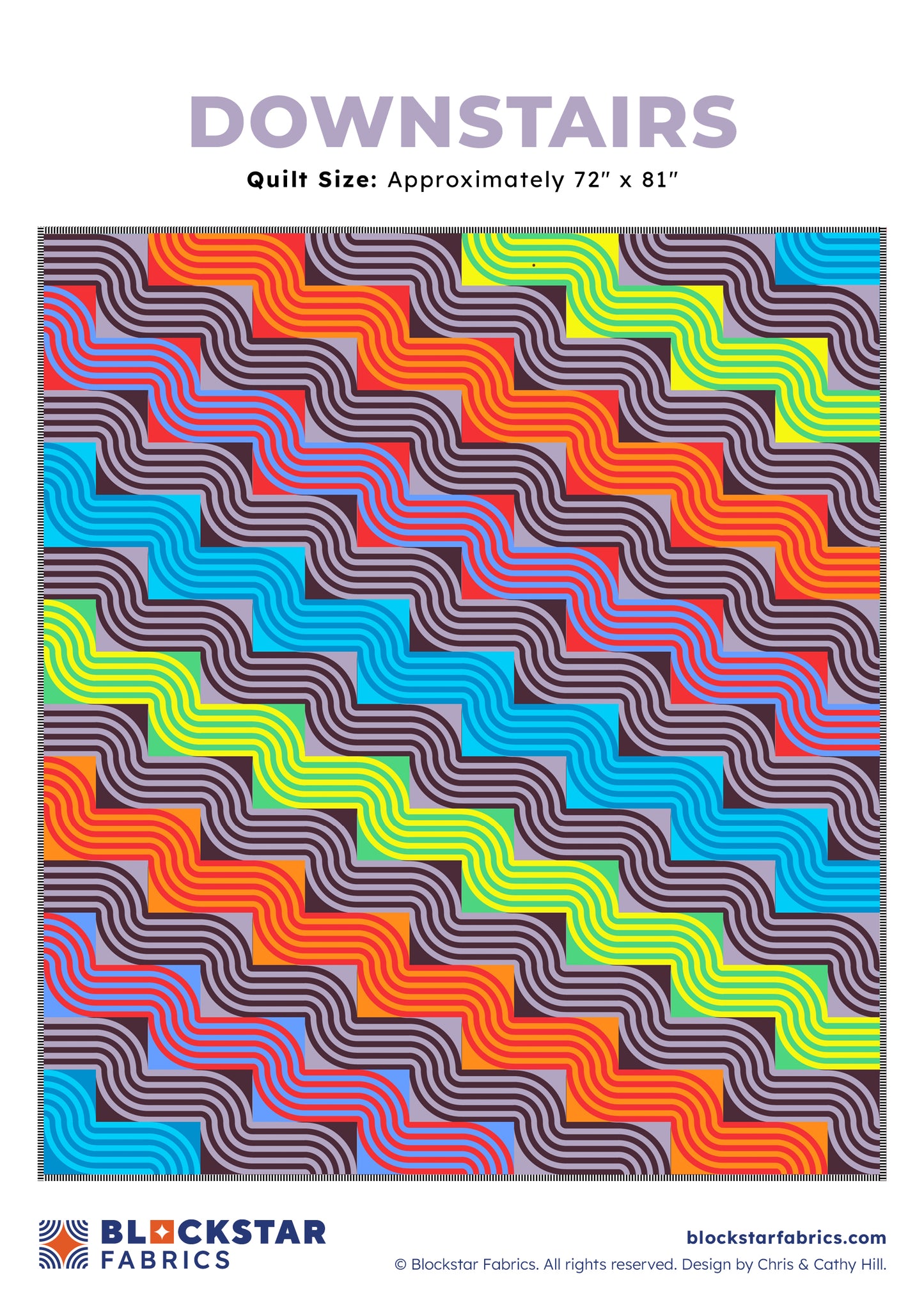 DOWNSTAIRS - BLOCKSTAR - CIRCUS FABRIC - PATTERN