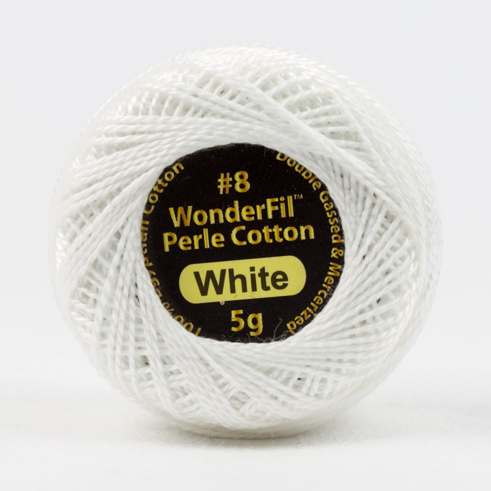 EL5G100 - WHITE - ELEGANZA - PERLE 8 - COTTON - 5G - WONDERFIL