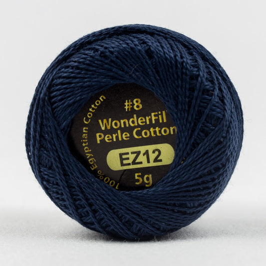 EL5G12 - NAVY - ELEGANZA - PERLE 8- COTTON - 5G - WONDERFIL