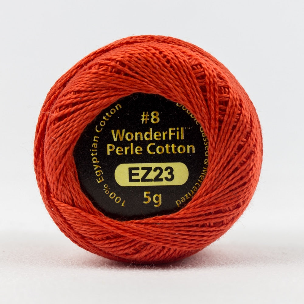 EL5G23 - RACE CAR RED - ELEGANZA - PERLE 8 - COTTON - 5G - WONDERFIL