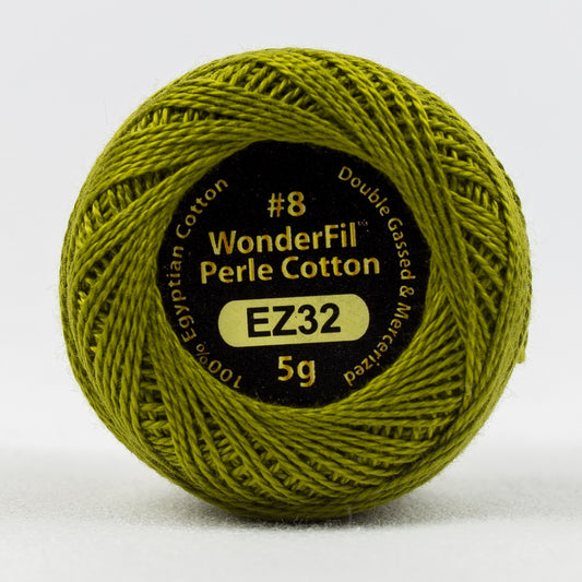 EL5G32 - OLIVE - ELEGANZA - PERLE 8 - COTTON - 5G - WONDERFIL