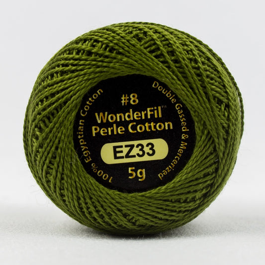 EL5G33 - MARSH GREEN - ELEGANZA - PERLE 8 - COTTON - 5G - WONDERFIL