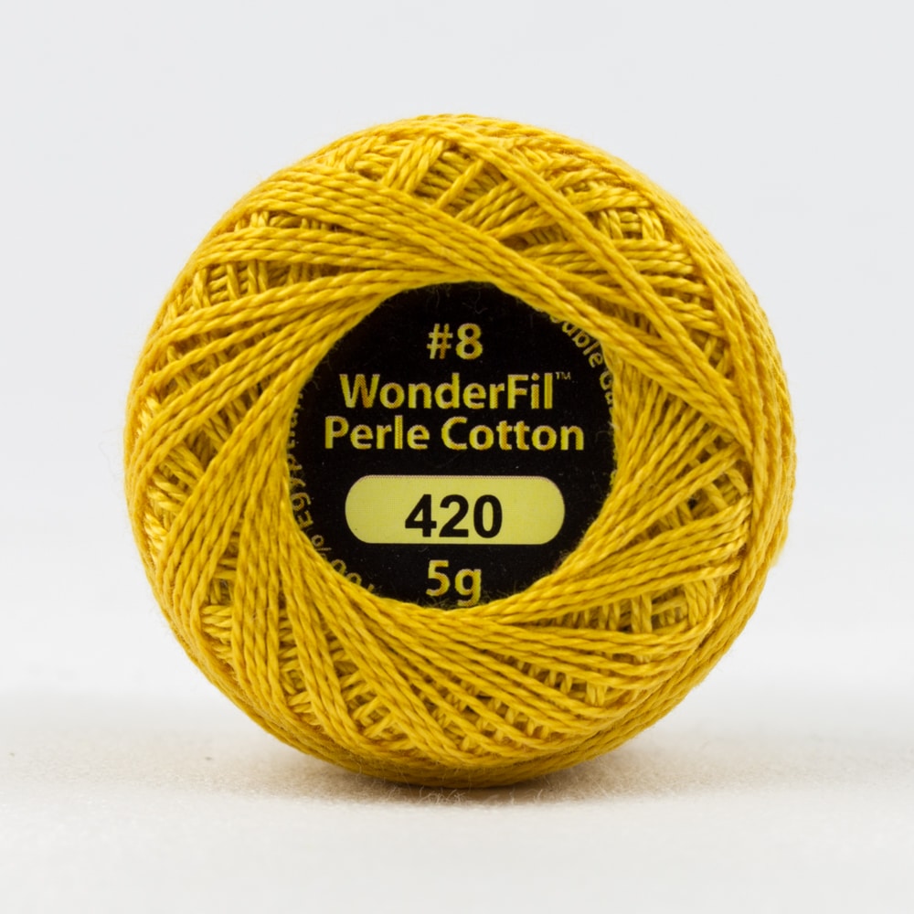 EL5G420 - POLISHED AMBER - ELEGANZA - PERLE 8 - COTTON - 5G - WONDERFIL