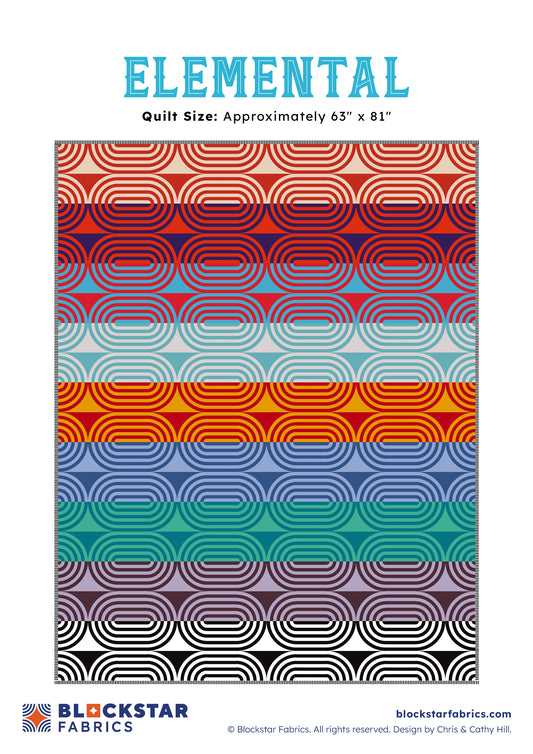 ELEMENTAL - BLOCKSTARS - CIRCUS FABRIC - PATTERN