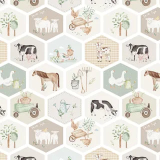 DV7885 - FARM ANIMALS - PAWS CLAWS & ROARS - DEVONSTONE COLLECTION