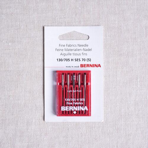 FINE FABRIC NEEDLES - SIZE 70 - BERNINA/SCHMETZ