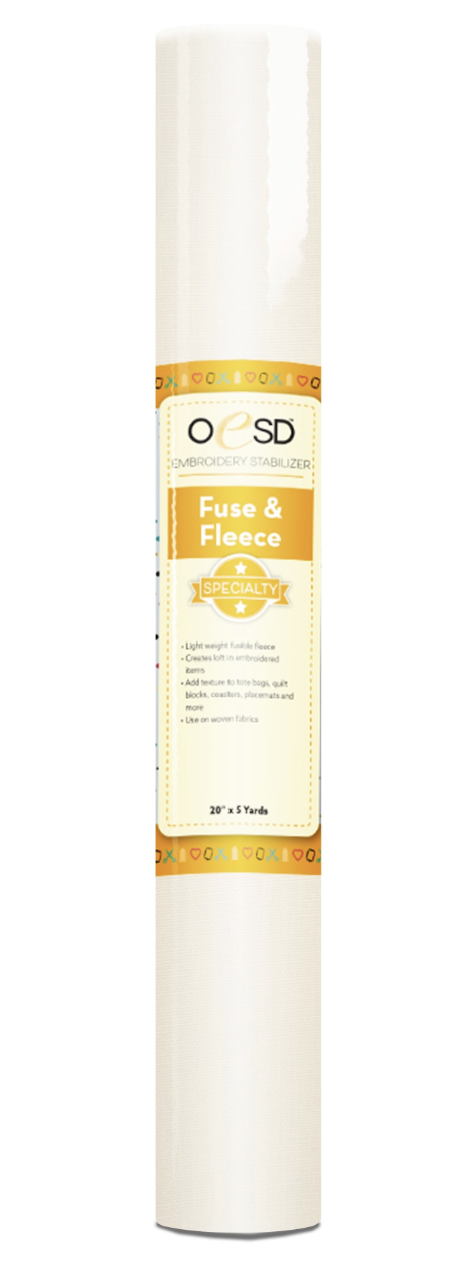 FUSE AND FLEECE - 20" X 5 YARDS - STABLISIER - OESD