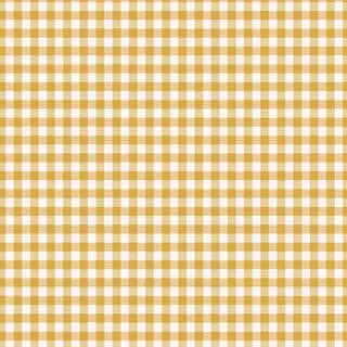 YELLOW - GINGHAM - WIDEBACK - TILDA - 150015