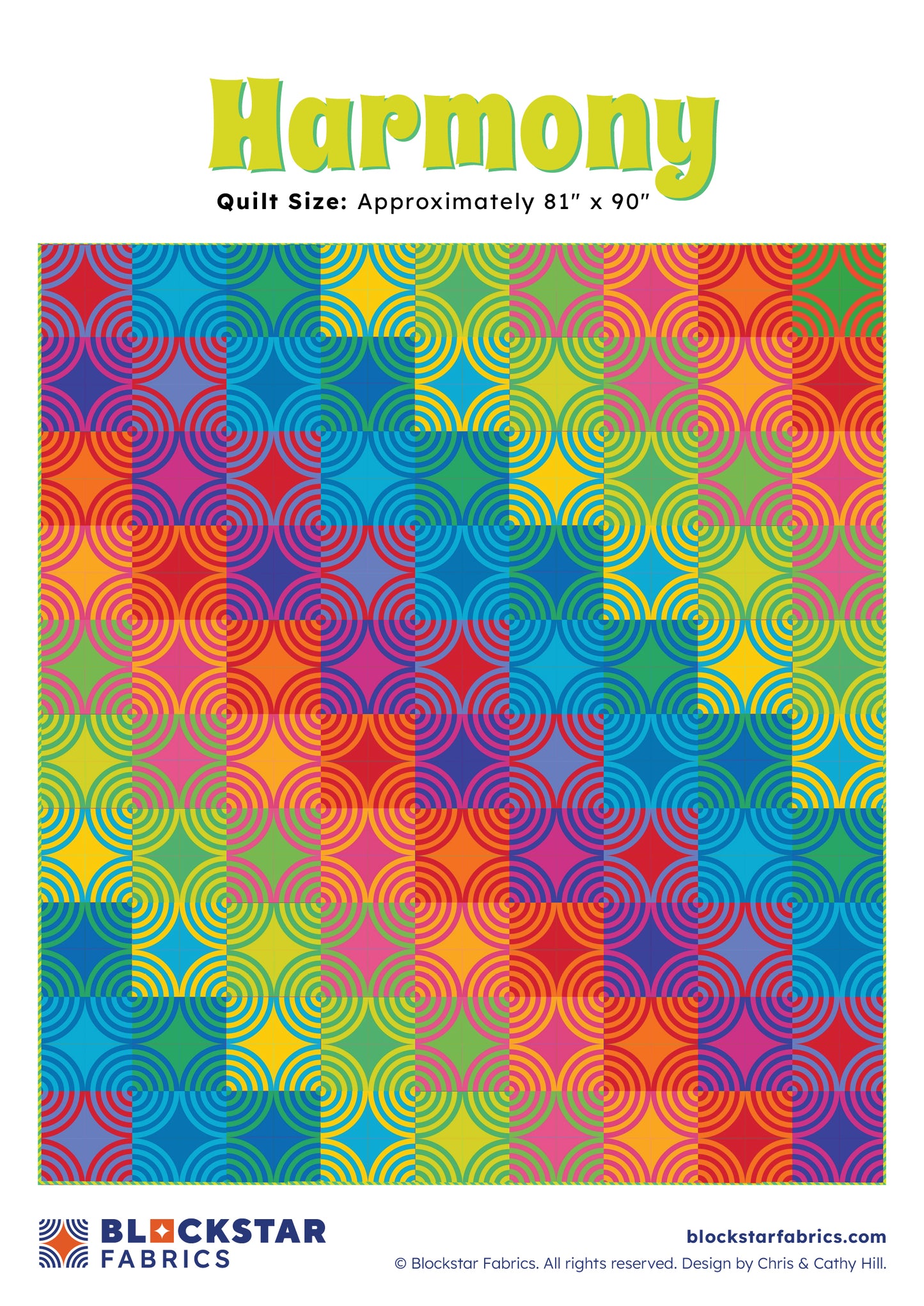 HARMONY - BLOCKSTAR - CIRCUS FABRIC - PATTERN