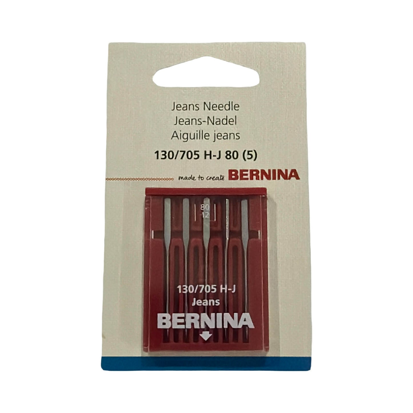JEANS NEEDLE - SIZE 80 - BERNINA/SCHMETZ
