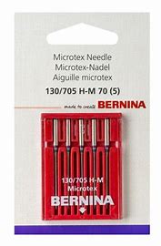 MICROTEX NEEDLES - SIZE 70 - BERNINA/SCHMETZ