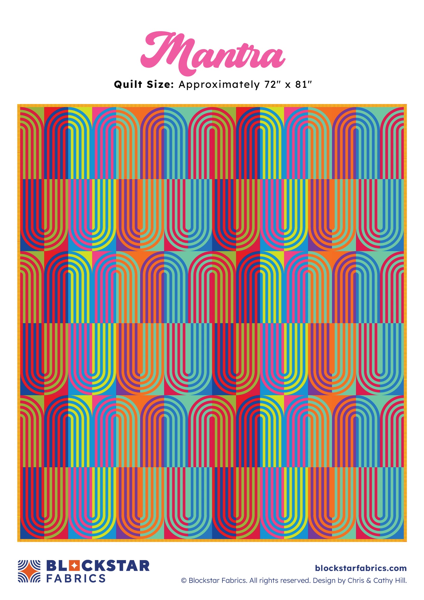 MANTRA - BLOCKSTAR - CIRCUS FABRIC - PATTERN