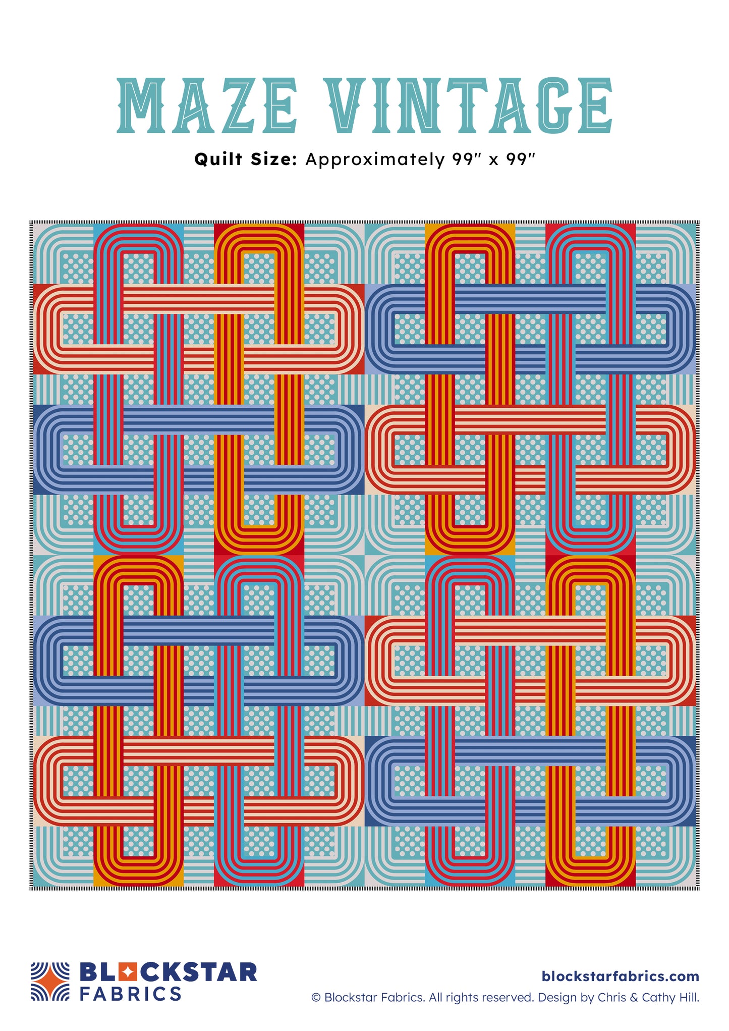 MAZE - VINTAGE - BLOCKSTARS - VINTAGE - PATTERN