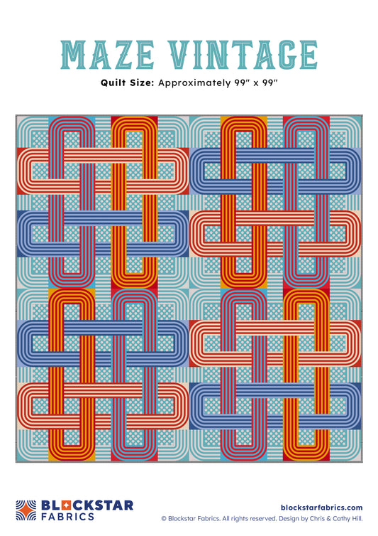 MAZE - VINTAGE - BLOCKSTARS - VINTAGE - PATTERN