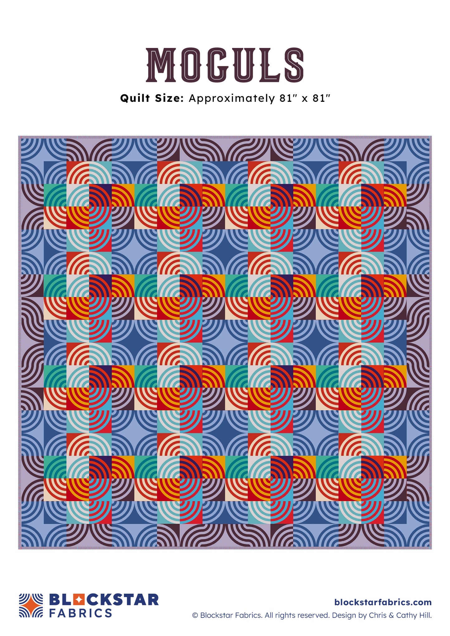 MOGULS - BLOCKSTAR - CIRCUS FABRIC - PATTERN