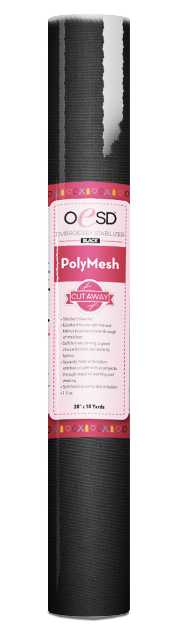 POLYMESH CUTAWAY - 20" X 10 YARDS - STABLISIER - OESD