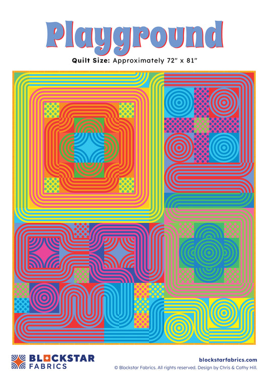 PLAYGROUND - BLOCKSTARS - CIRCUS FABRIC - PATTERN