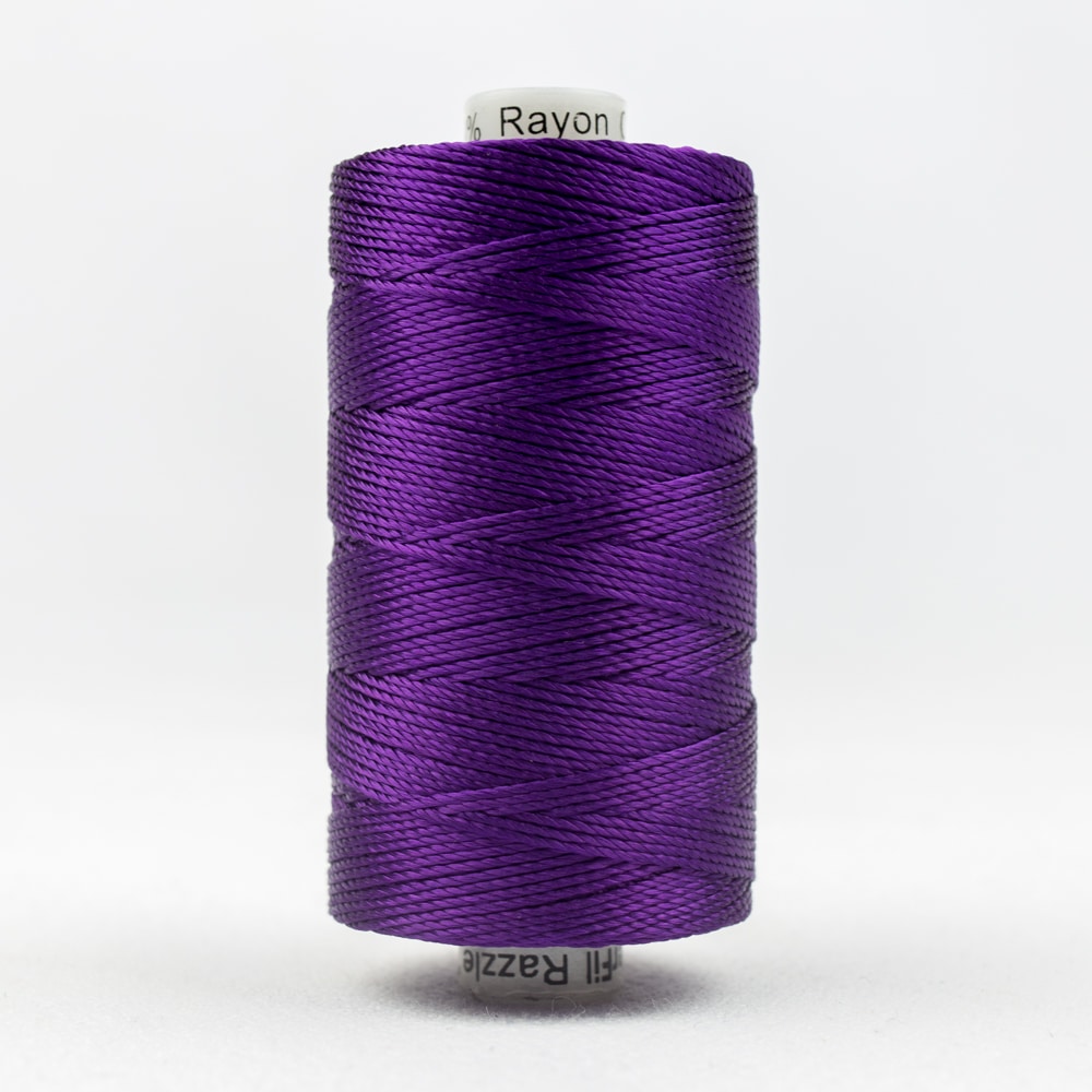 RZ124 - PURPLE - RAZZLE - 6PLY - RAYON - 229M - WONDERFIL
