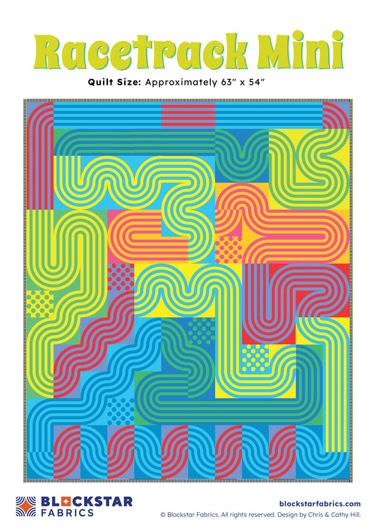 RACETRACK MINI - BLOCKSTARS - CIRCUS FABRIC - PATTERN