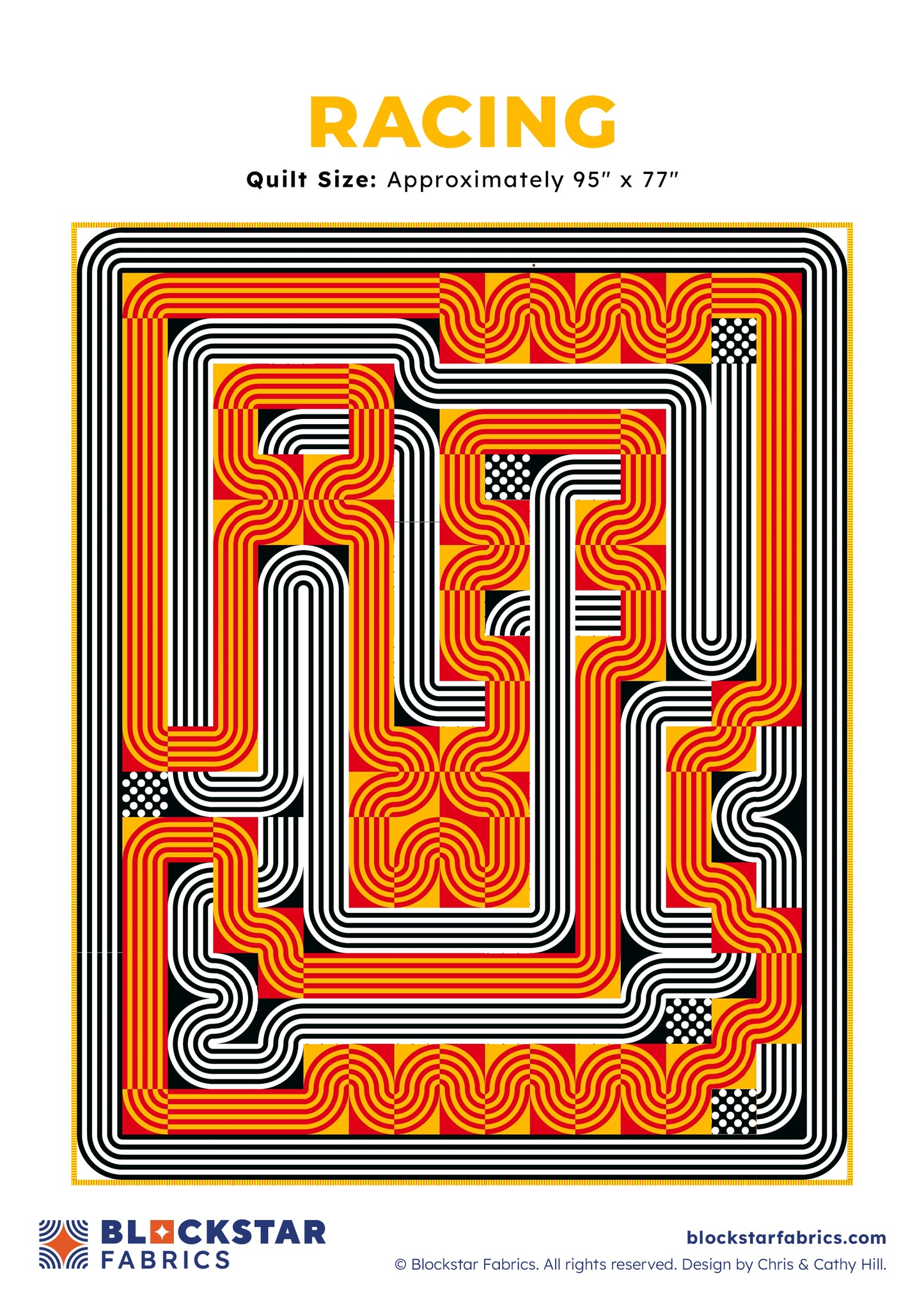 RACING - BLOCKSTARS - CIRCUS FABRIC - PATTERN