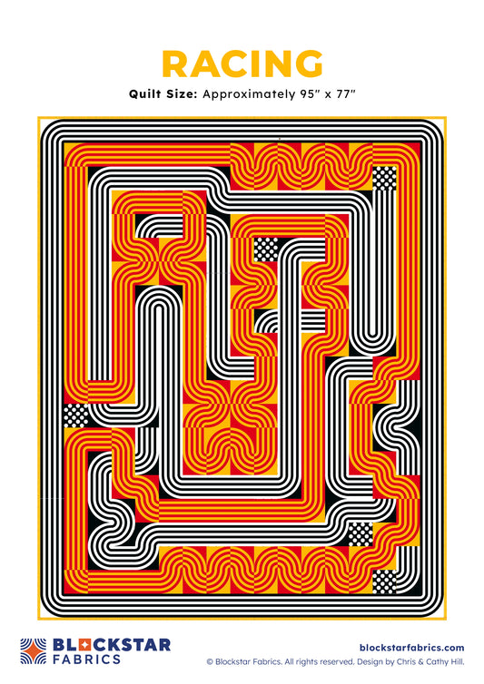 RACING - BLOCKSTARS - CIRCUS FABRIC - PATTERN