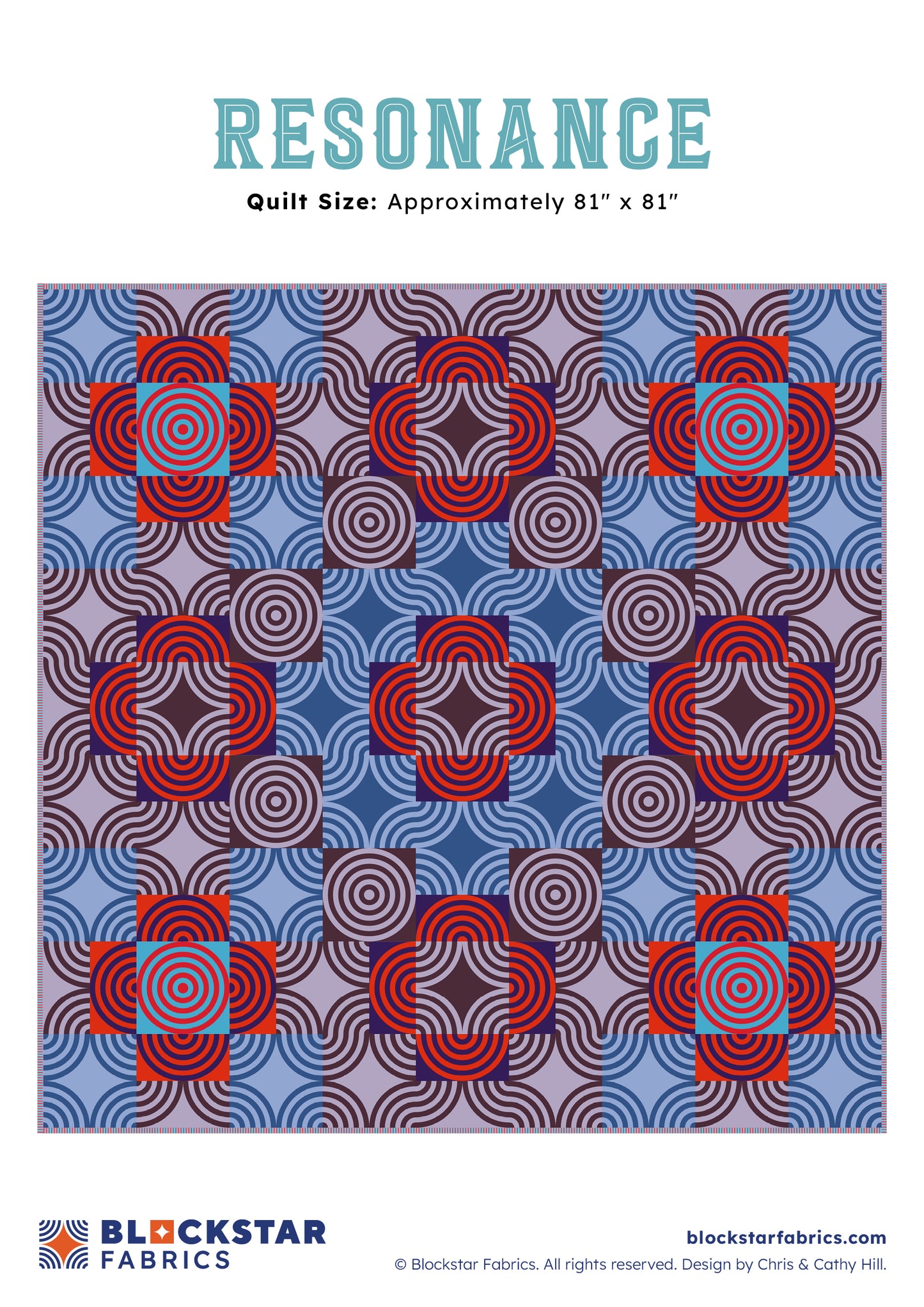 RESONACE - BLOCKSTARS - CIRCUS FABRIC -PATTERN