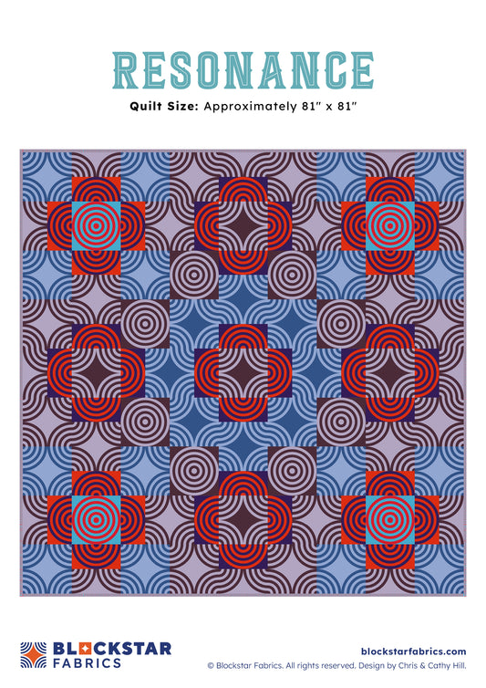 RESONACE - BLOCKSTARS - CIRCUS FABRIC -PATTERN