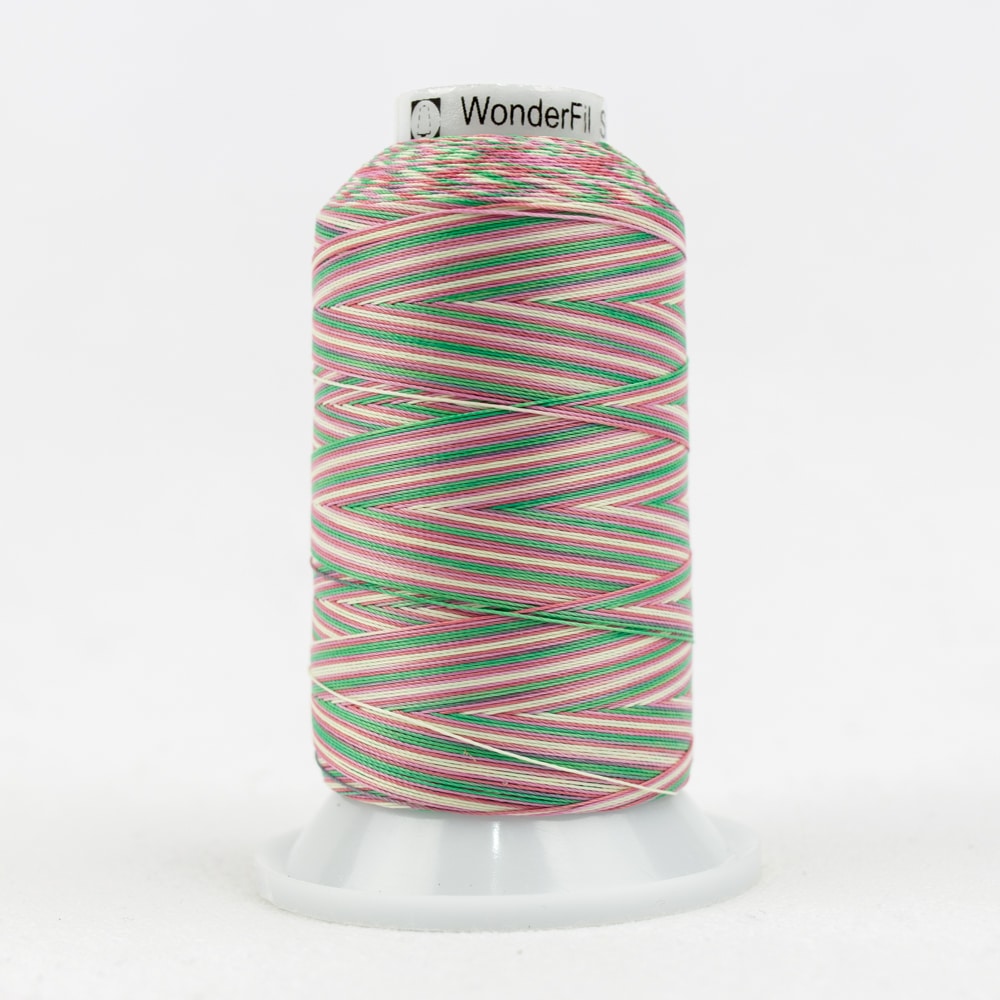 SCM04 - TEAL/YELLOW/PINKS - SILCO - 35WT - COTTON - WONDERFIL