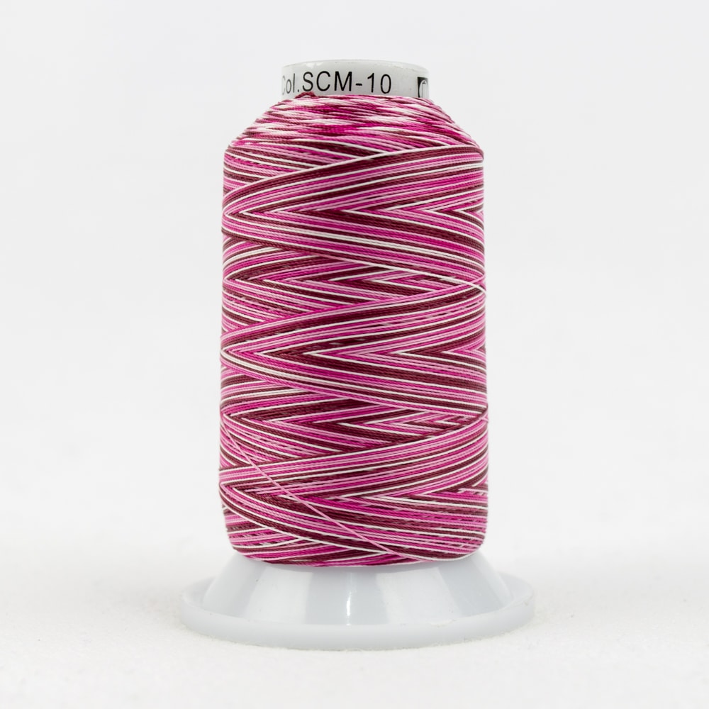 SCM10 - BURGUNDY/FUCHSIA/PINKS - SILCO - 35WT - COTTON - WONDERFIL
