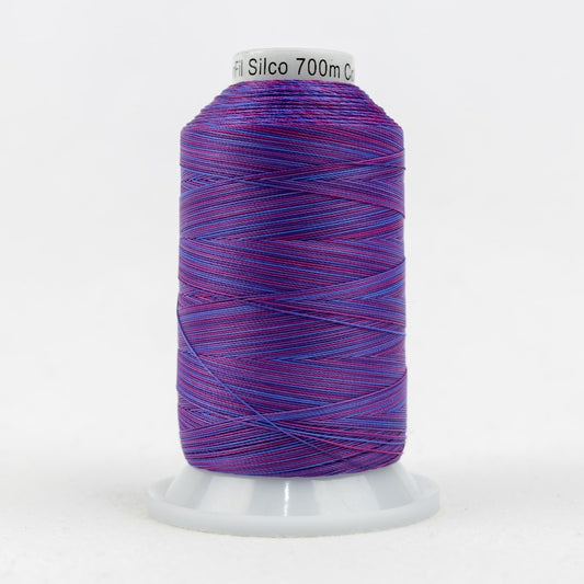 SCM19 - PURPLE/BLUE/RED - SILCO - 35WT - COTTON - WONDERFIL