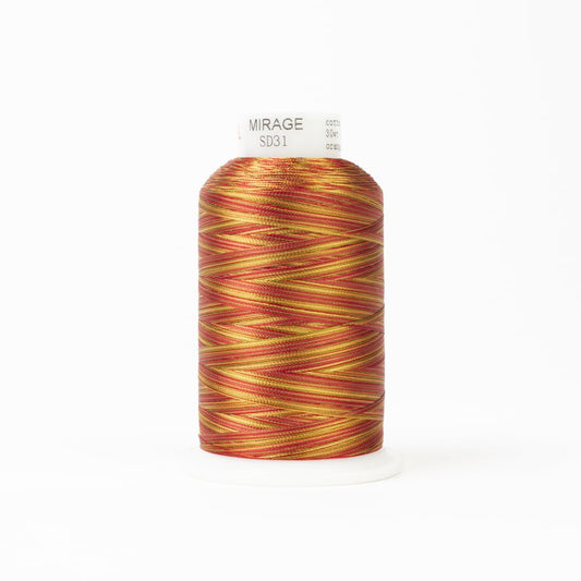MR31 - ORANGE COPPER - MIRAGE - 30WT - RAYON - 800M - WONDERFIL