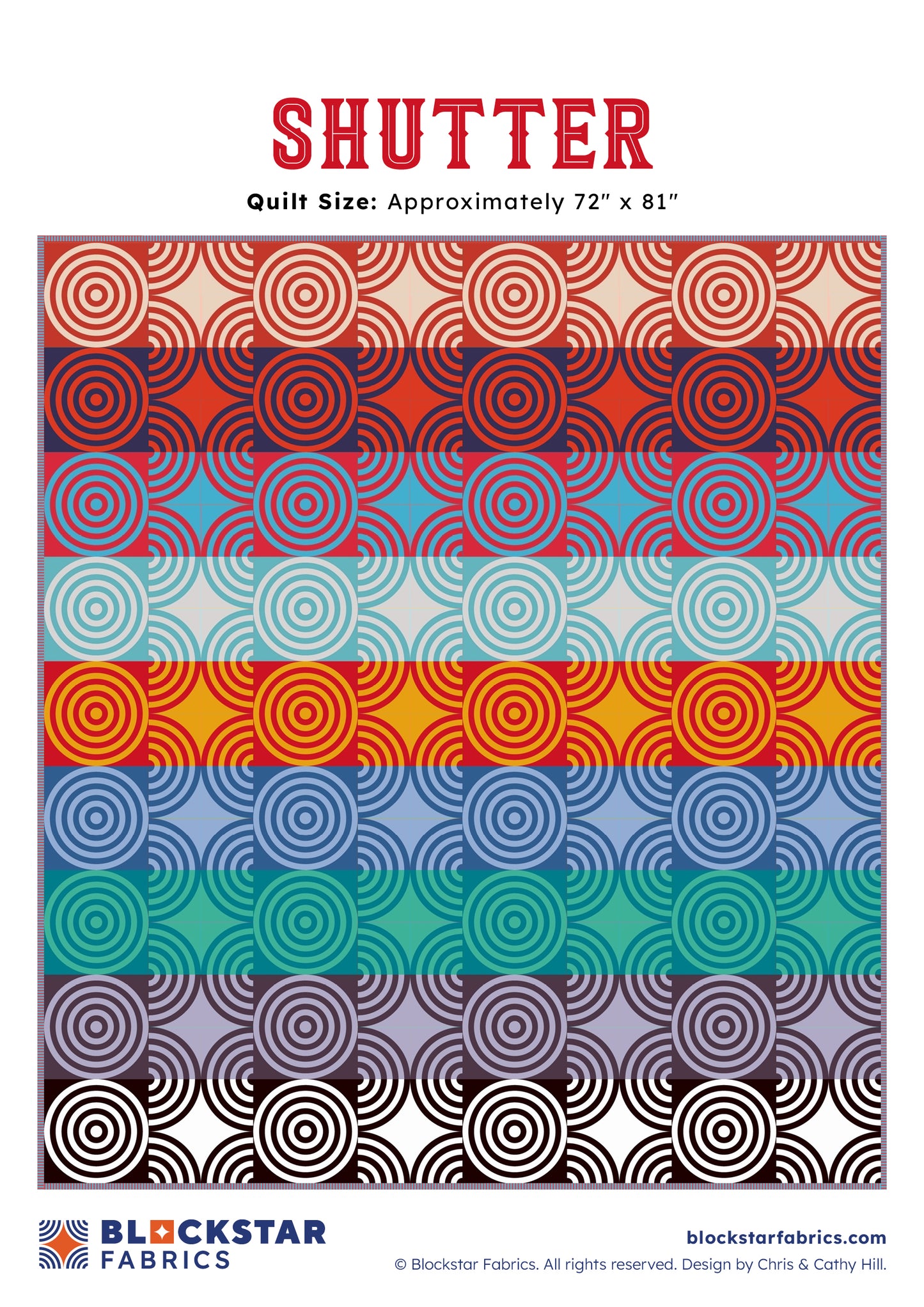 SHUTTER - BLOCKSTARS - CIRCUS FABRIC - PATTERN