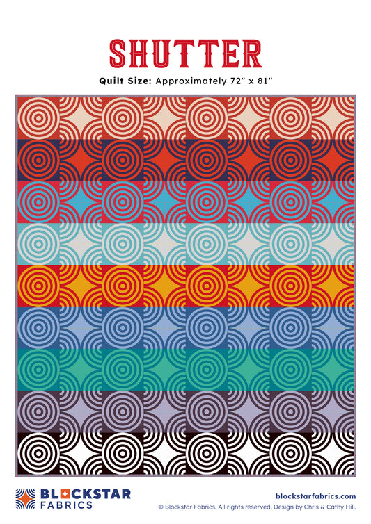 SHUTTER - BLOCKSTARS - CIRCUS FABRIC - PATTERN