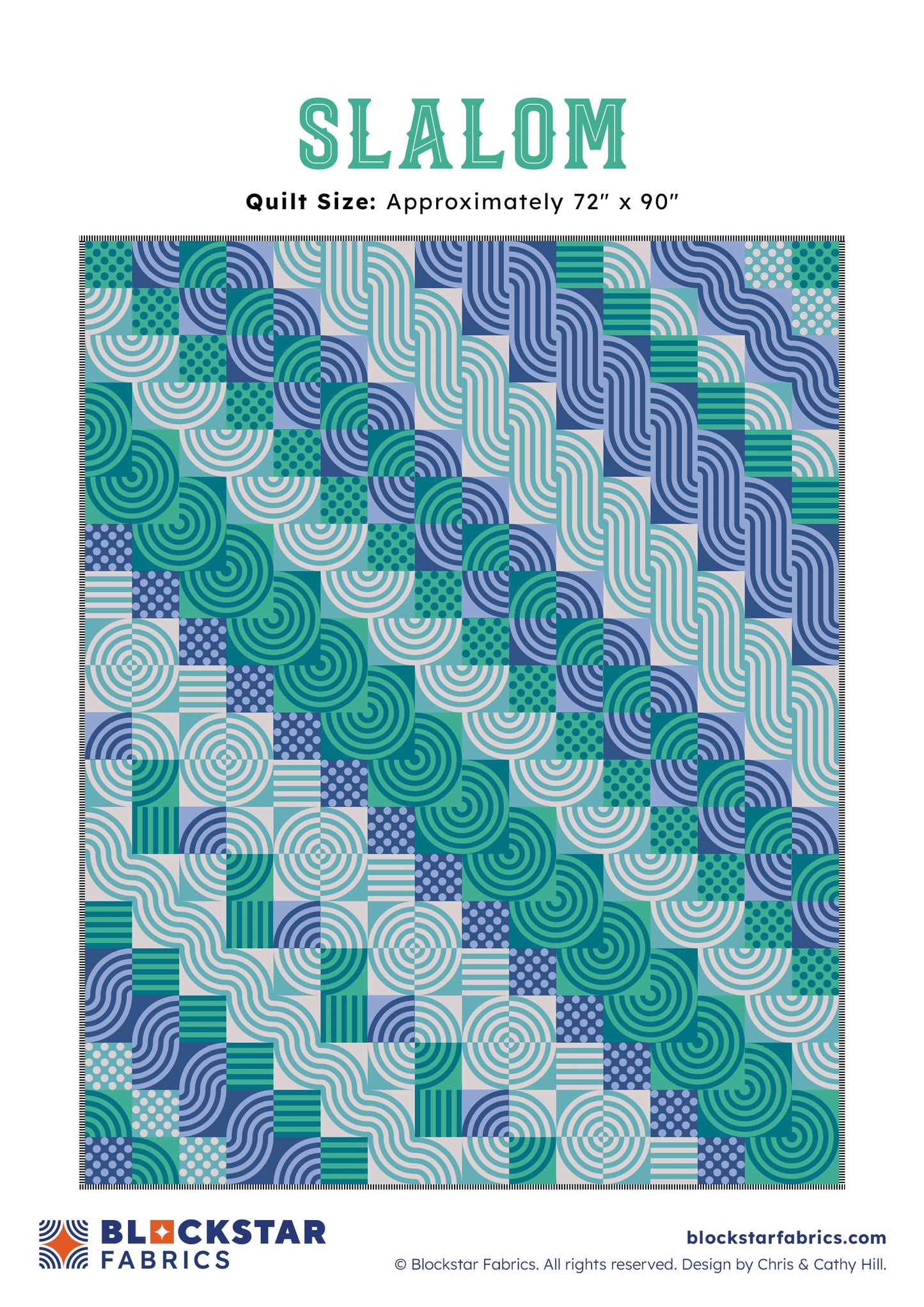 SLALOM - BLOCKSTARS - CIRCUS FABRIC - PATTERN