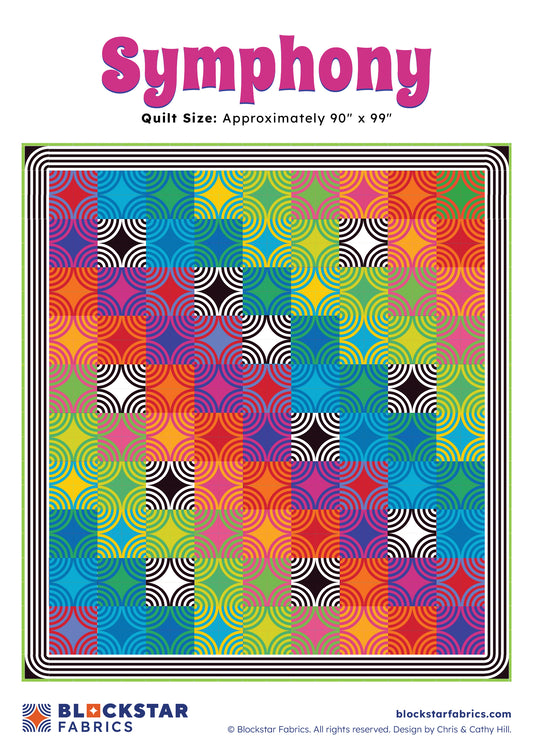 SYMPHONY - BLOCKSTARS - CIRCUS FABRIC - PATTERN