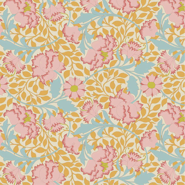 Tilda Songbird Floral Mustard