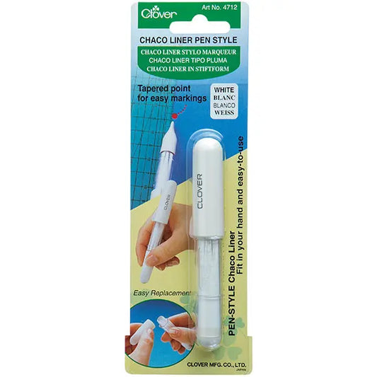 CHARCO LINER PEN STYLE - WHITE - CLOVER