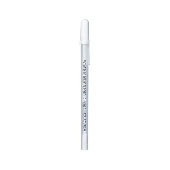 WHITE MARKING PEN FINE - CLOVER
