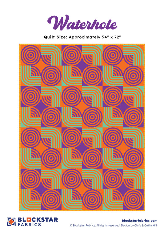 WATERHOLE - BLOCKSTARS - CIRCUS FABRIC - PATTERN