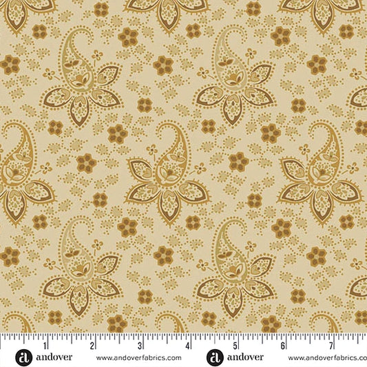 A-5534-L - TRUNK TREASURES - ADORNED - CREAM - JO MORTON - ANDOWER FABRICS