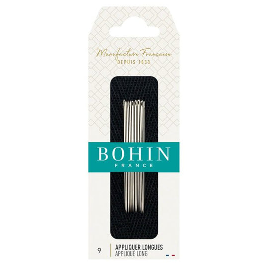 APPLIQUE NEEDLES LONG - SIZE 9 - BOHIN