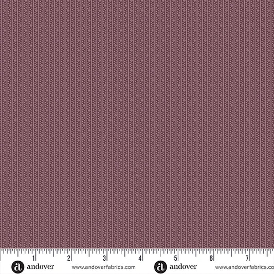 A-5188-P - TRUNK TRRASURES - DOTTY - PLUM - JO MORTON - ANDOWER FABRICS
