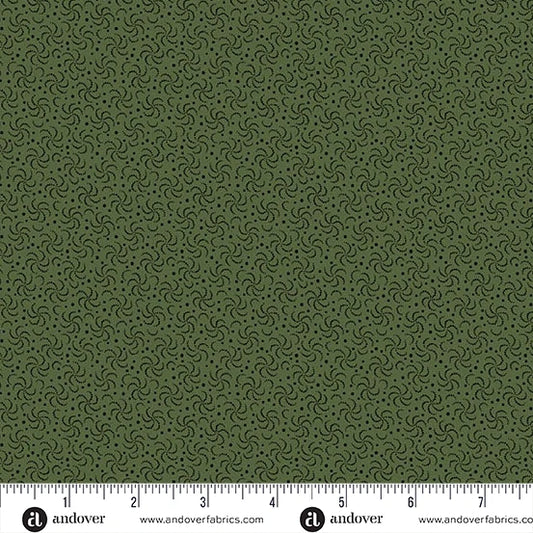 A-3985-G - TRUNK TREASURES - EDDY - HUNTER - JO MORTON - ANDOWER FABRICS