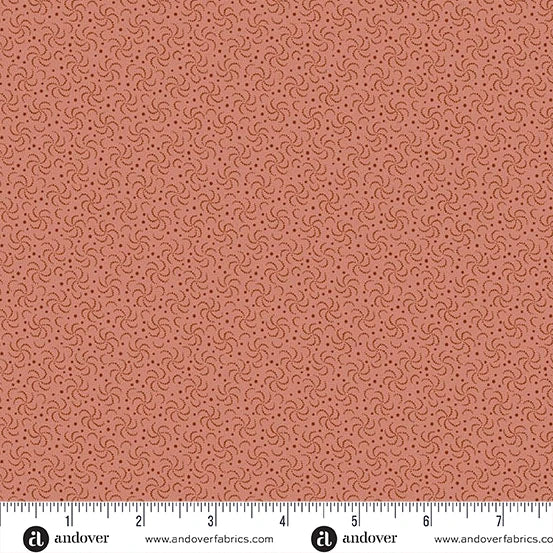 A-3985-E - TRUNK TREASIURES - EDDY - TEA ROSE - JO MORTON - ANDOWER FABRICS