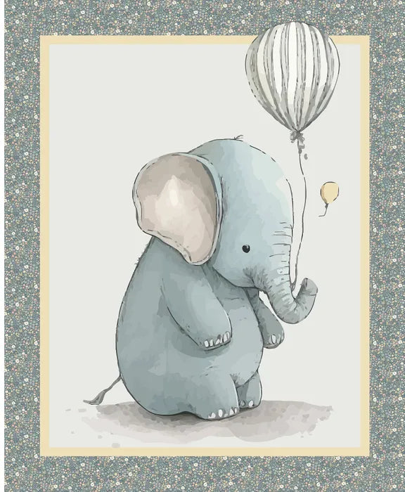 ELEPHANT COT PANEL - DEVONSTONE - DV7451