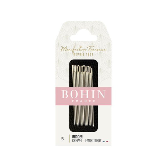EMBROIDERY NEEDLES - SIZE 5 - BOHIN