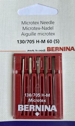 MICROTEX NEEDLE - SIZE 60 - BERNINA/SCHMETZ