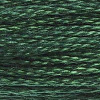 319 - SHADED GREEN - DMC STRANDED EMBROIDERY THREAD