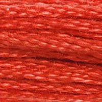 350 - VERMILLION - DMC STRANDED EMBROIDERY THREAD